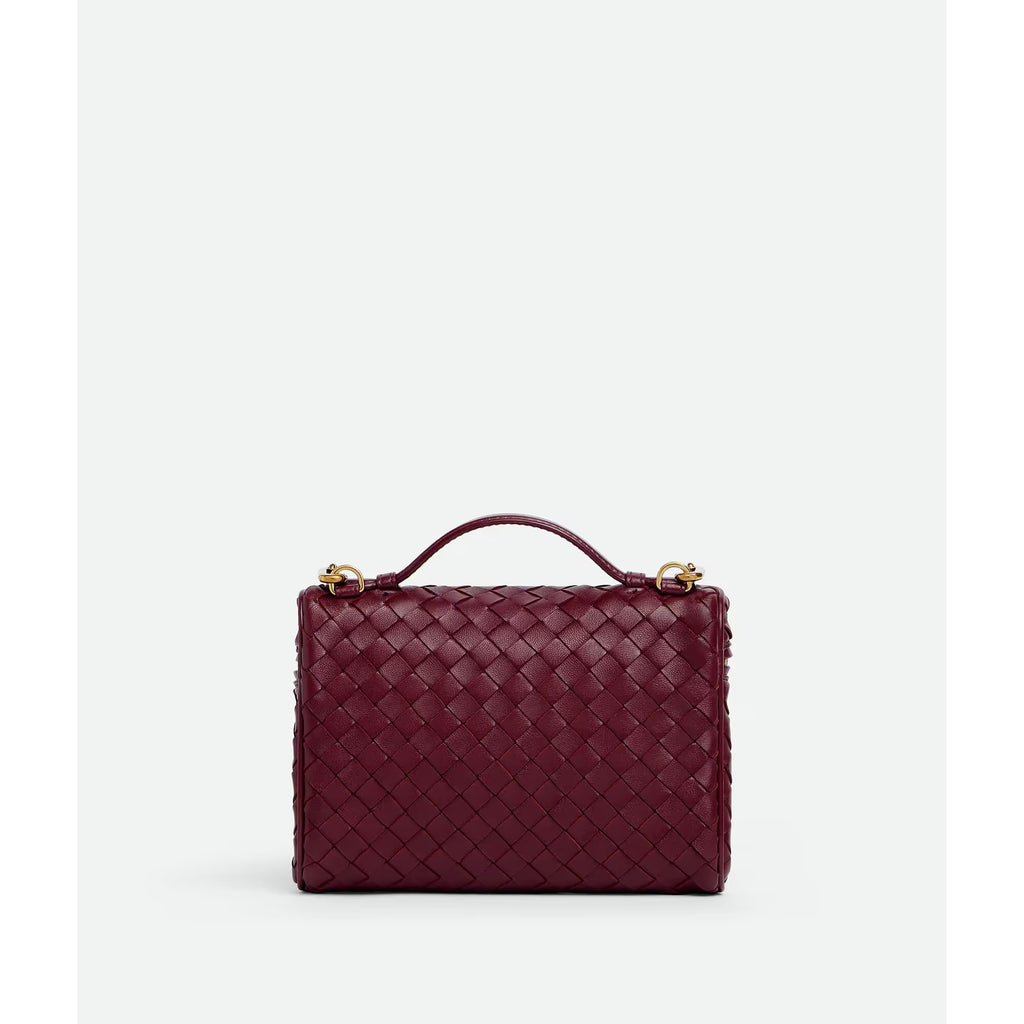 Sac Bottega Veneta Small Soft Vanity - Bordeaux