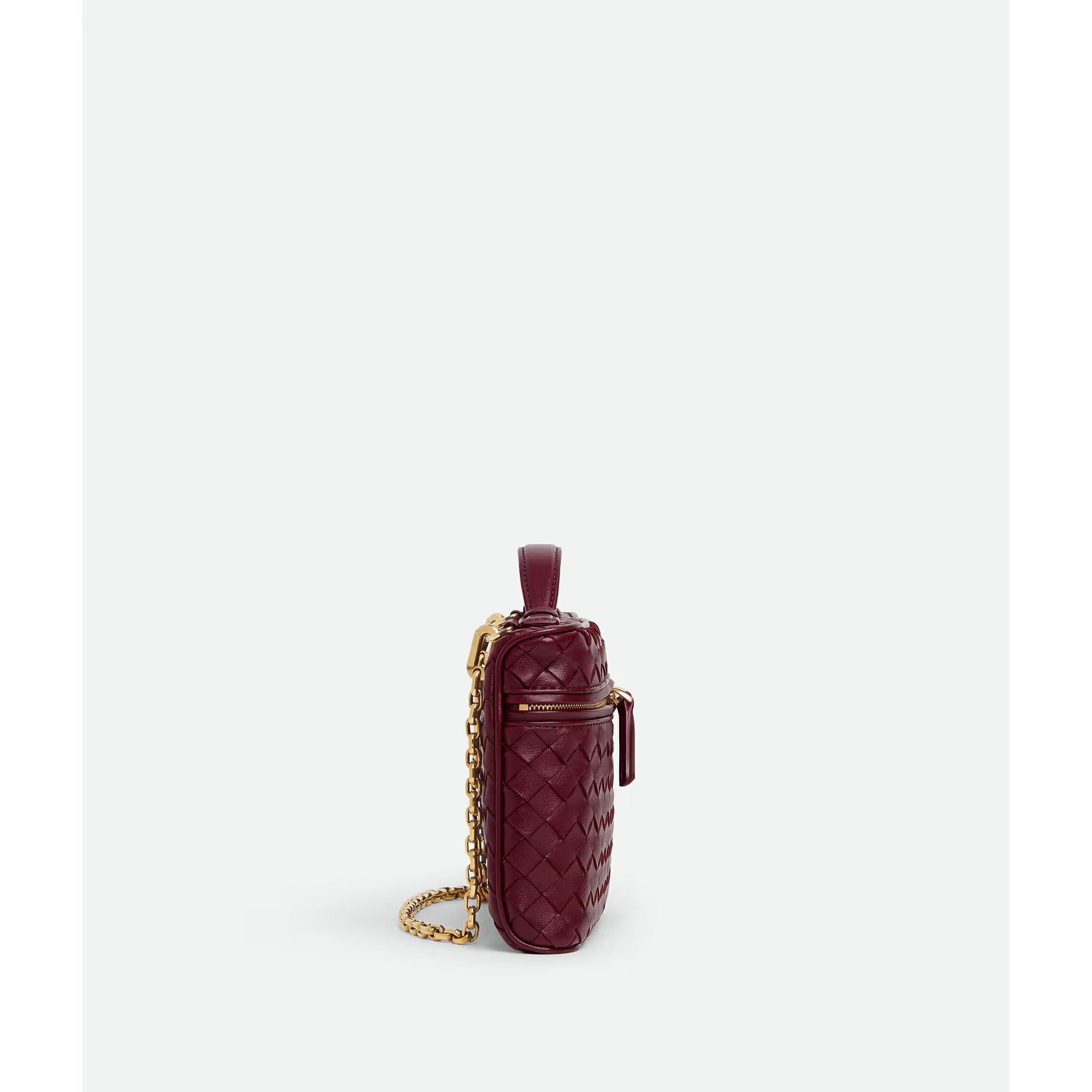 Sac Bottega Veneta Small Soft Vanity - Bordeaux