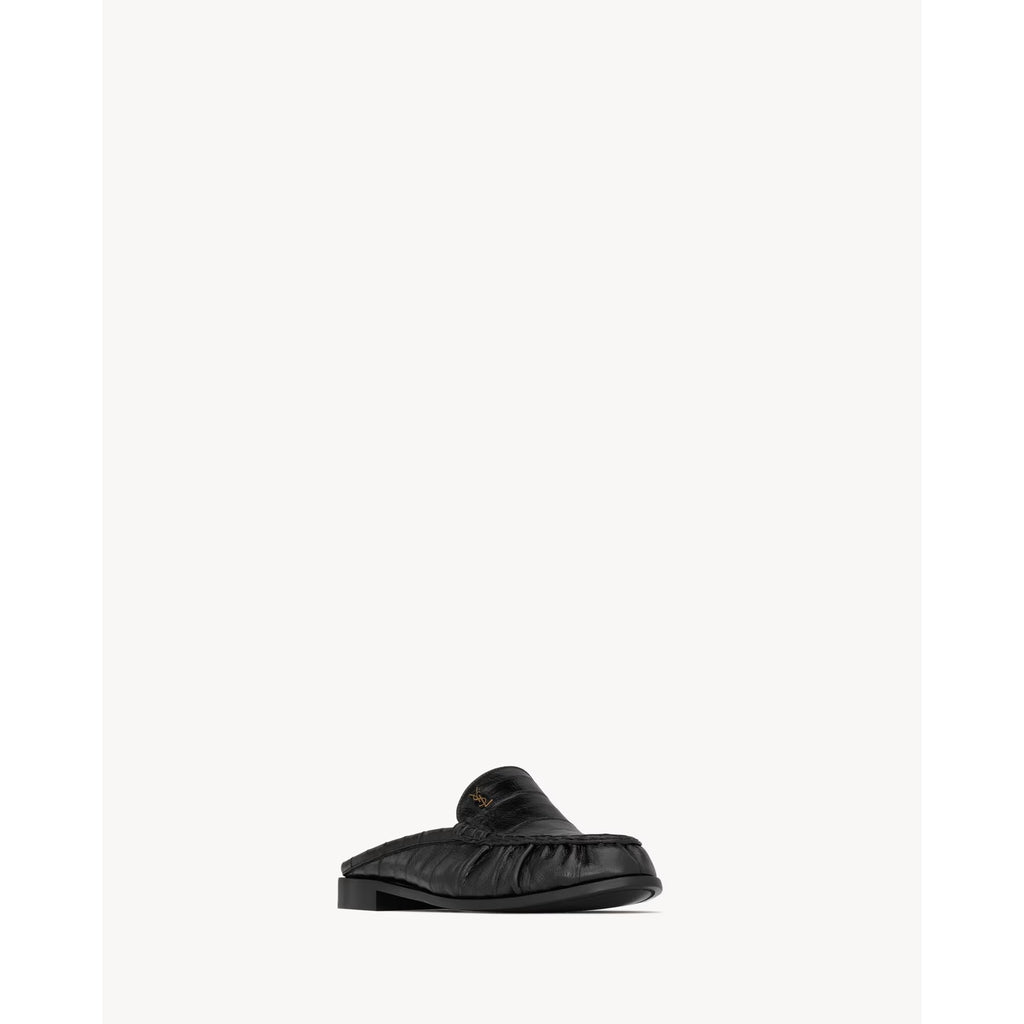 Mules Saint Laurent Eel - Noir