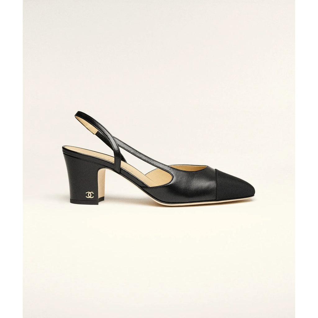 Sandales Chanel - À Bride arrière - Noir