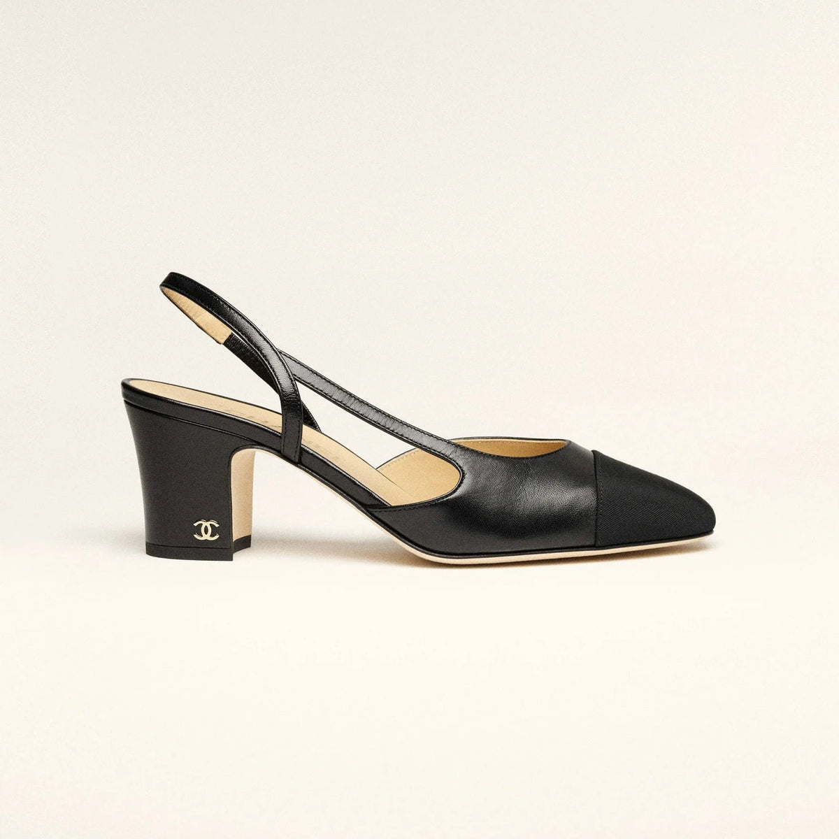 Escarpins Chanel - À Bride arrière - Noir