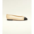 Ballerines Chanel - Beige / Noir