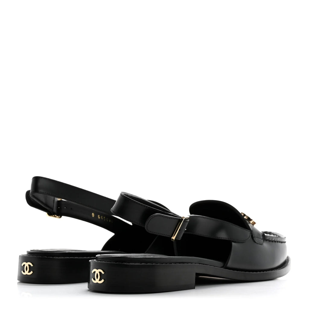 Mocassins Chanel - À Bride Arrière - Noir