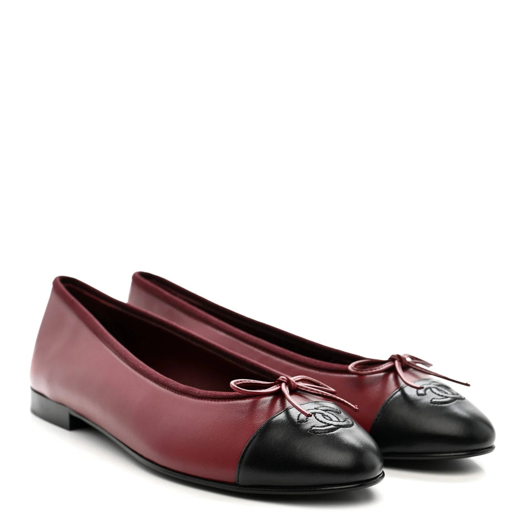 Ballerines Chanel - Bordeaux