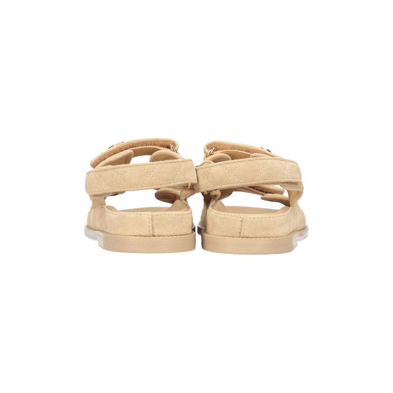 Sandales Chanel - Suede Beige