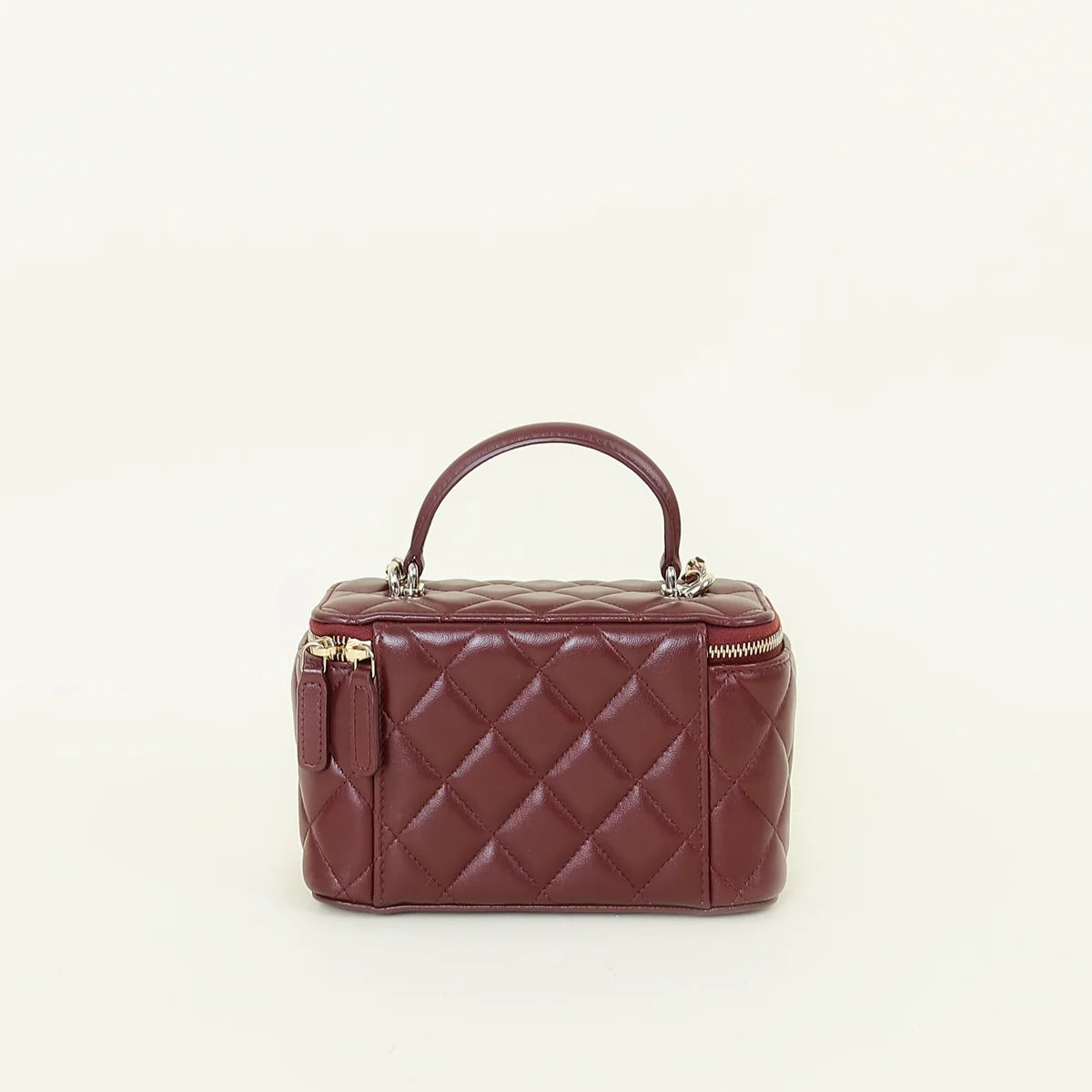 Sac Chanel Vanity - Bordeaux