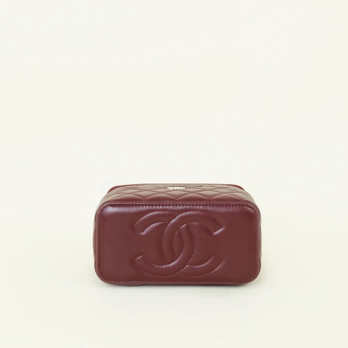 Sac Chanel Vanity - Bordeaux