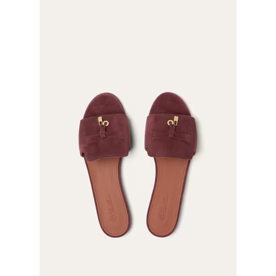 Sandales Loro Piana Summer Charms - Bordeaux
