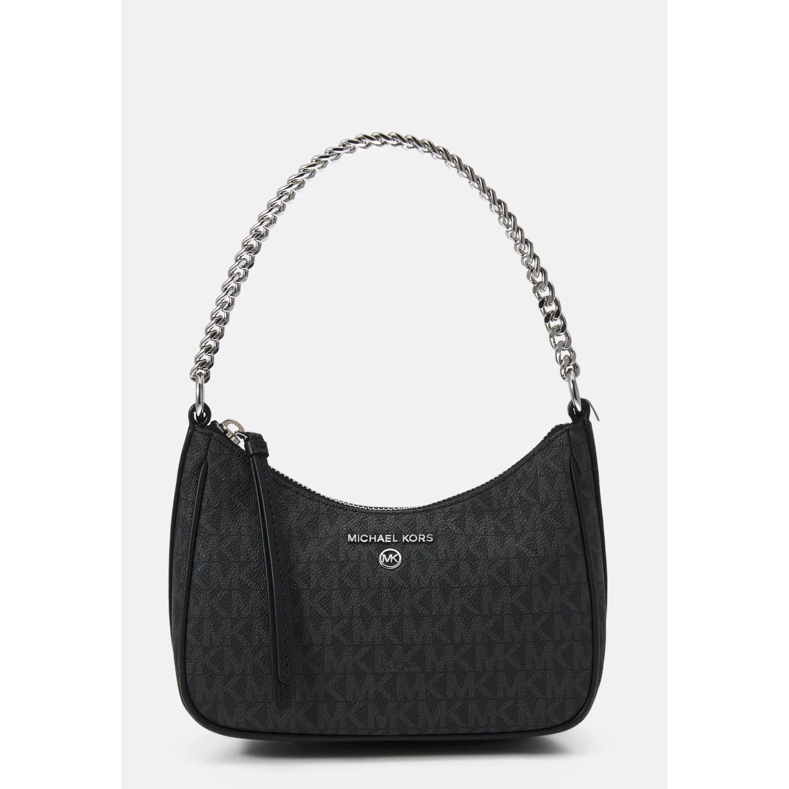 Jet Set Charm Small Chain Pouchette-Noir