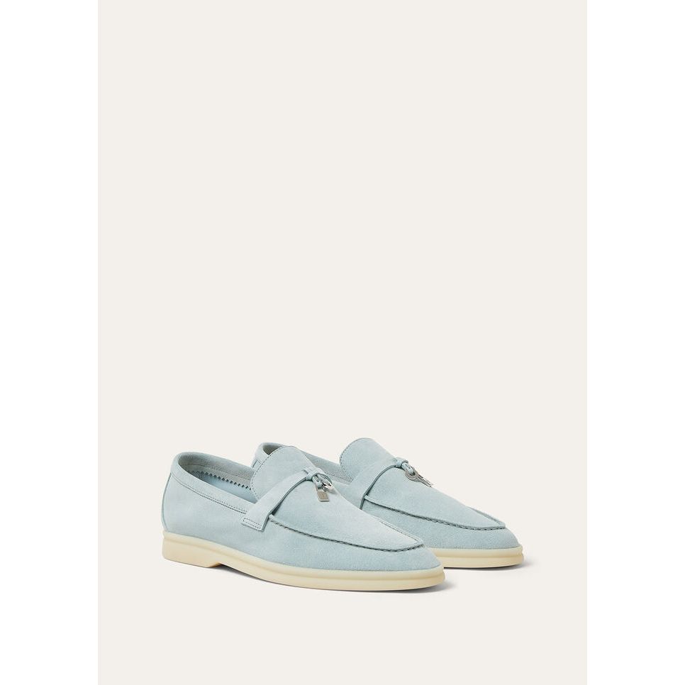 Mocassins Loro Piana Summer Charms Walk - Bleu ciel