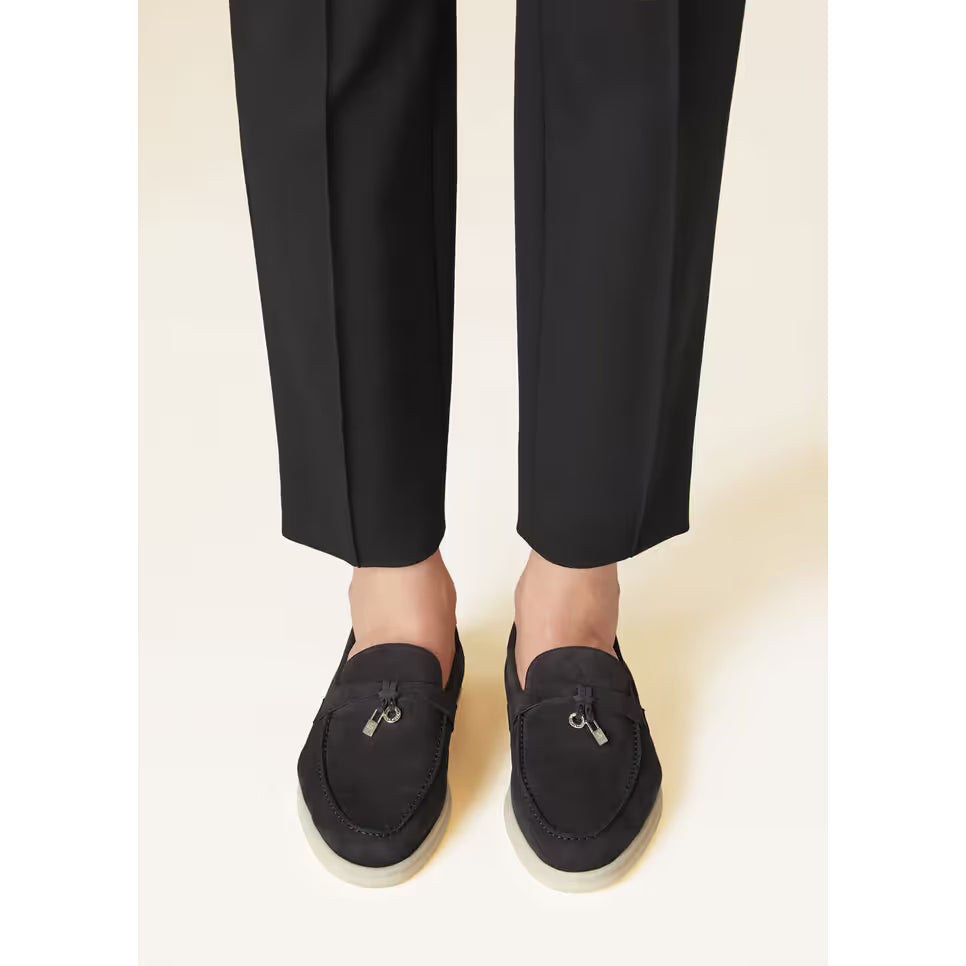 Mocassins Loro Piana Summer Charms Walk - Noir