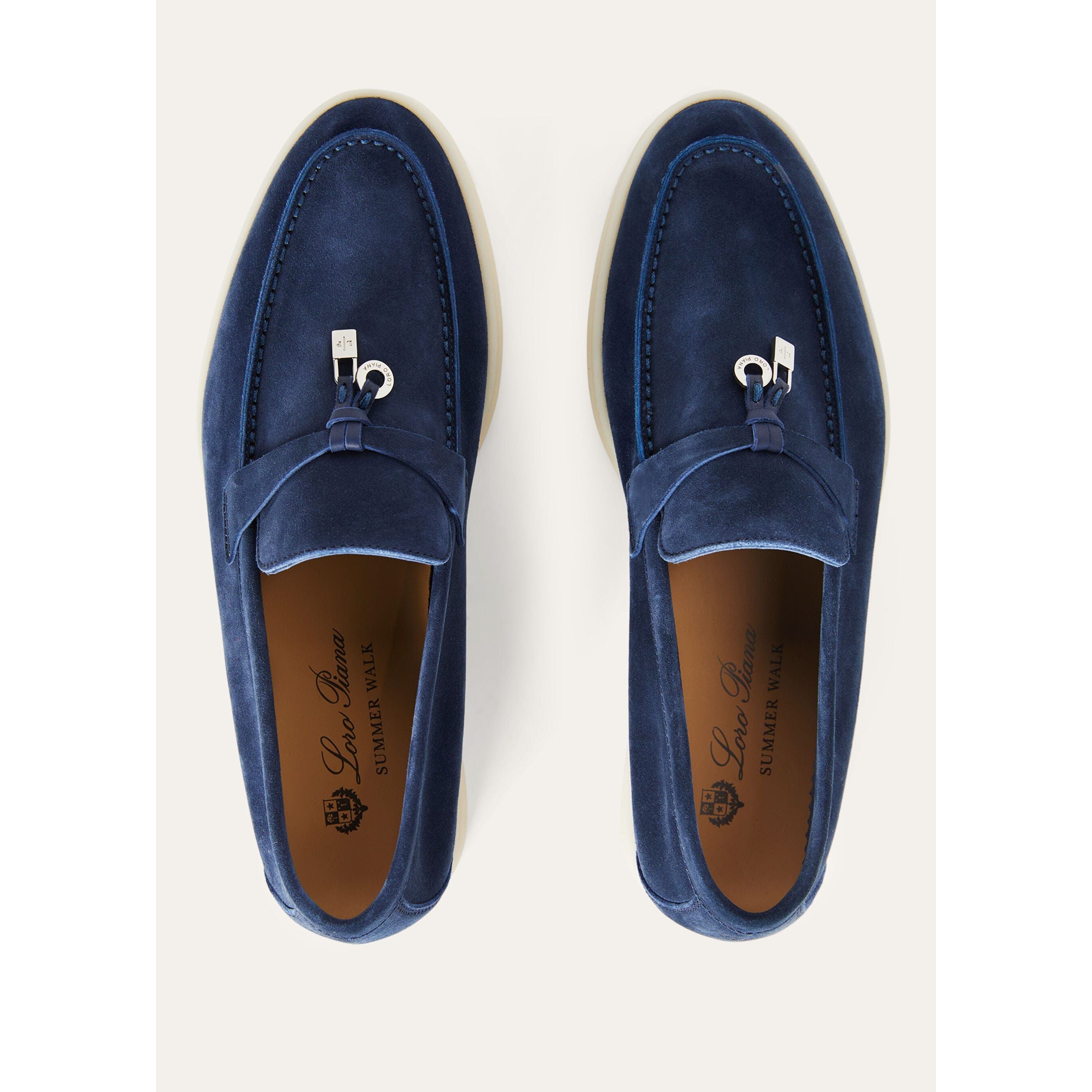 Mocassins Loro Piana Summer Charms Walk - Bleu