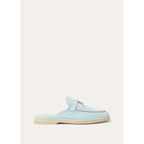 Mocassins Loro piana Babouche Charms Walk - Bleu ciel