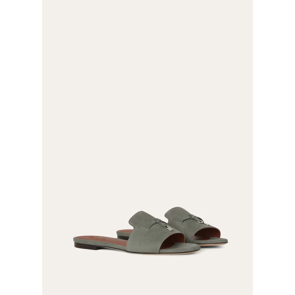 Sandales Loro Piana Summer Charms - Gris Armé