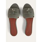 Sandales Loro Piana Summer Charms - Gris Armé