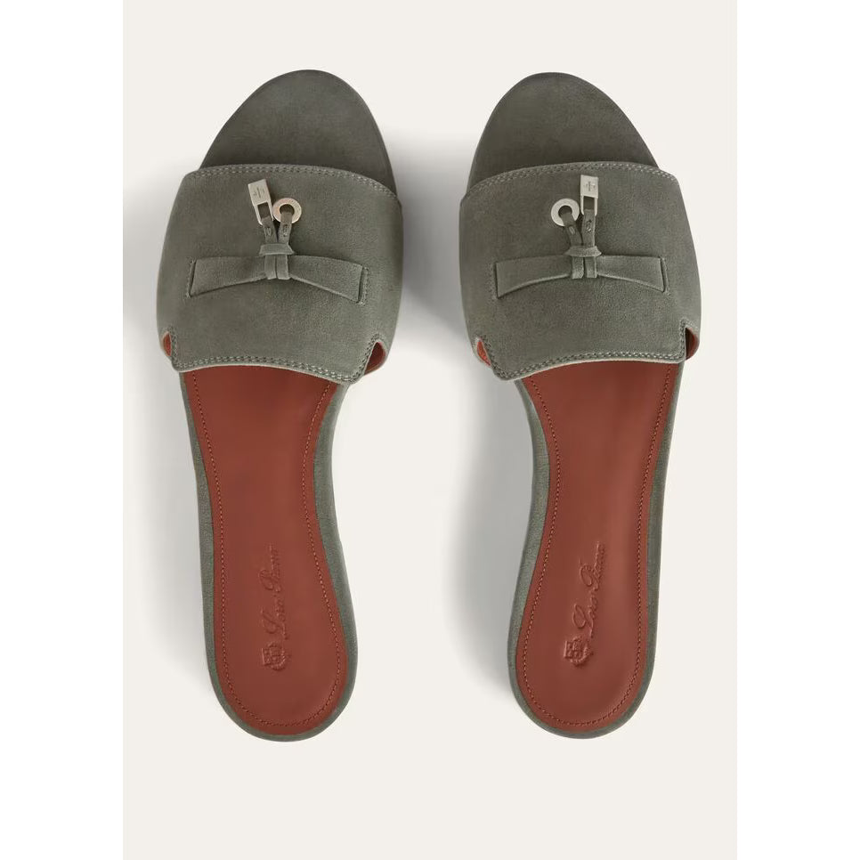 Sandales Loro Piana Summer Charms - Gris Armé