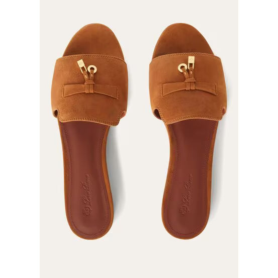 Sandales Loro Piana Summer Charms - Marron Clair