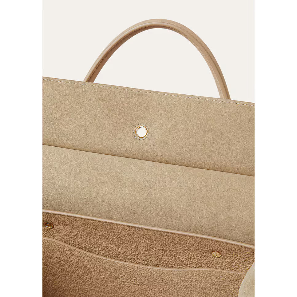 Sac Loro Piana Loom L32 - Mastic clair/doré