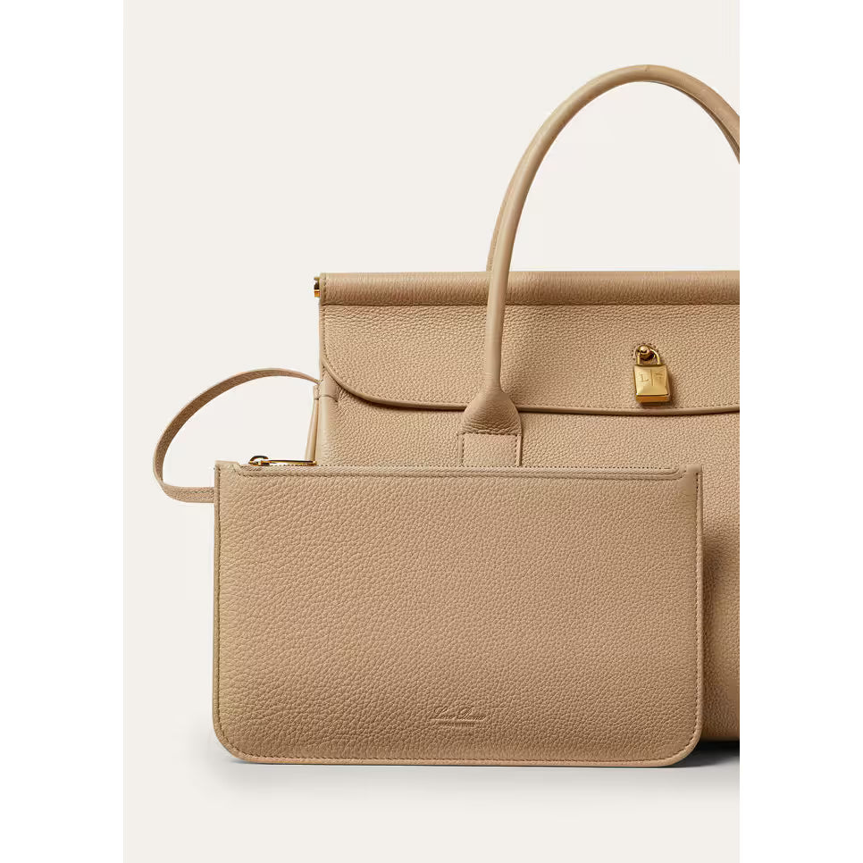 Sac Loro Piana Loom L32 - Mastic clair/doré