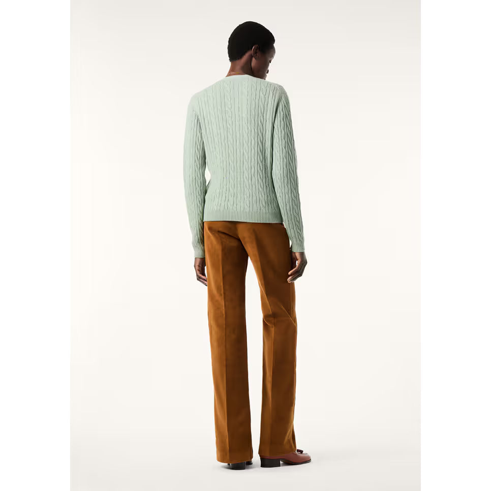 Cardigan Loro Piana Treccia - Vert