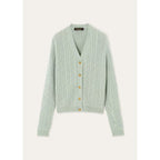 Cardigan Loro Piana Treccia - Vert
