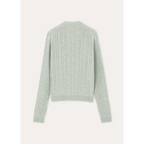 Cardigan Loro Piana Treccia - Vert