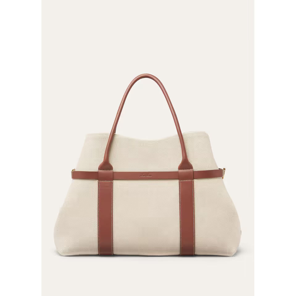 Sac Loro Piana Ghiera Shopper - blanc