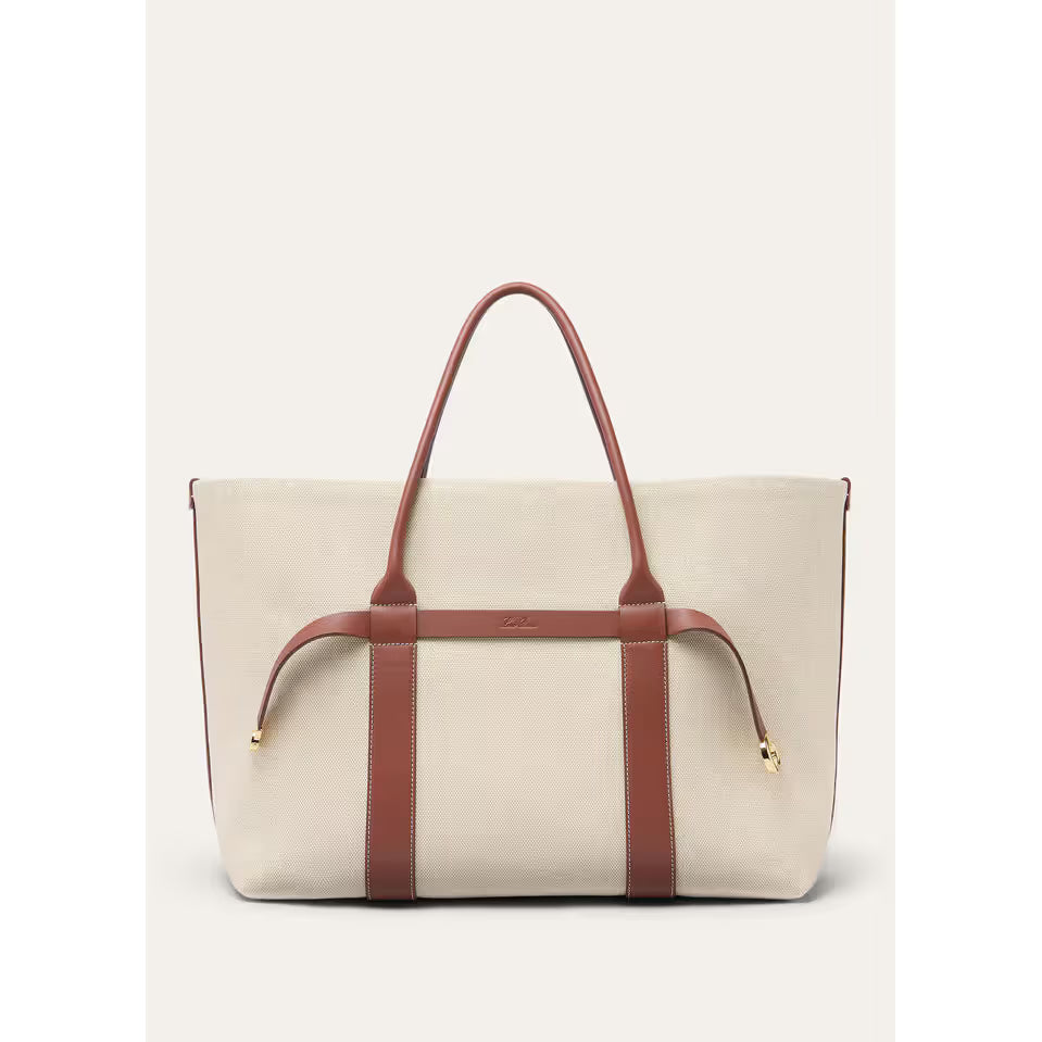 Sac Loro Piana Ghiera Shopper - blanc