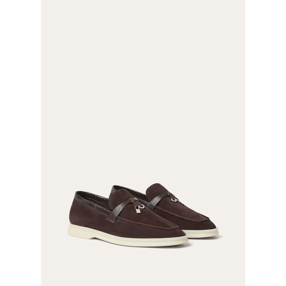 Mocassins Loro Piana Summer Charms Walk - Marron