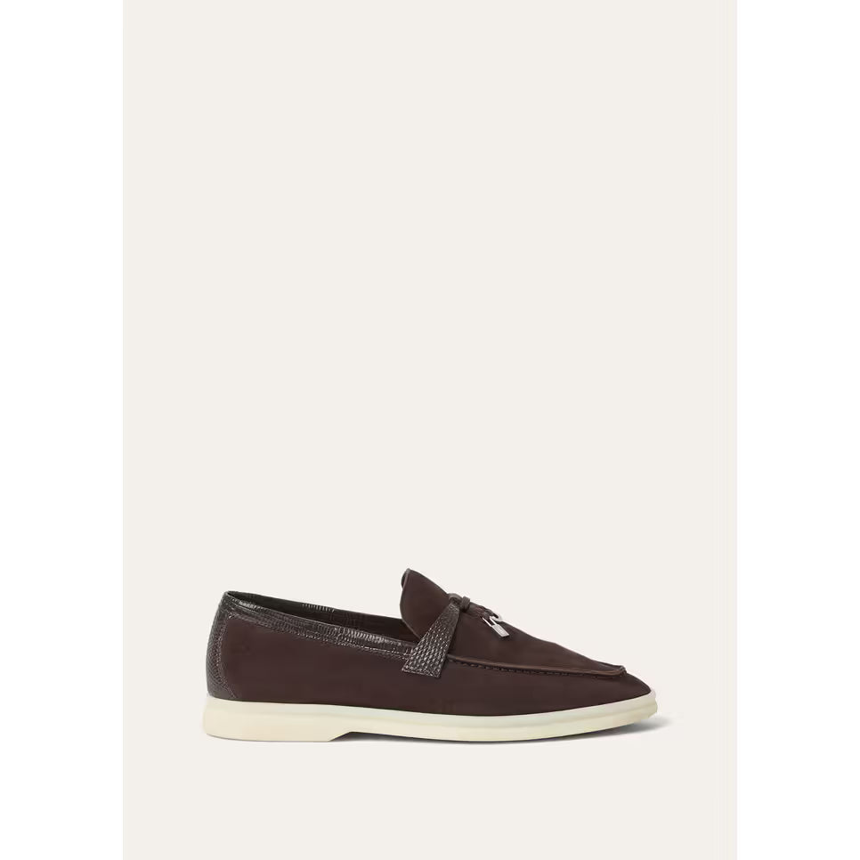 Mocassins Loro Piana Summer Charms Walk - Marron