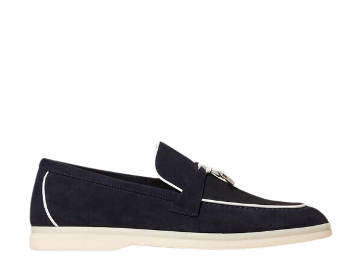 Mocassins Loro Piana - Summer Charms Walk - Bleu Marine