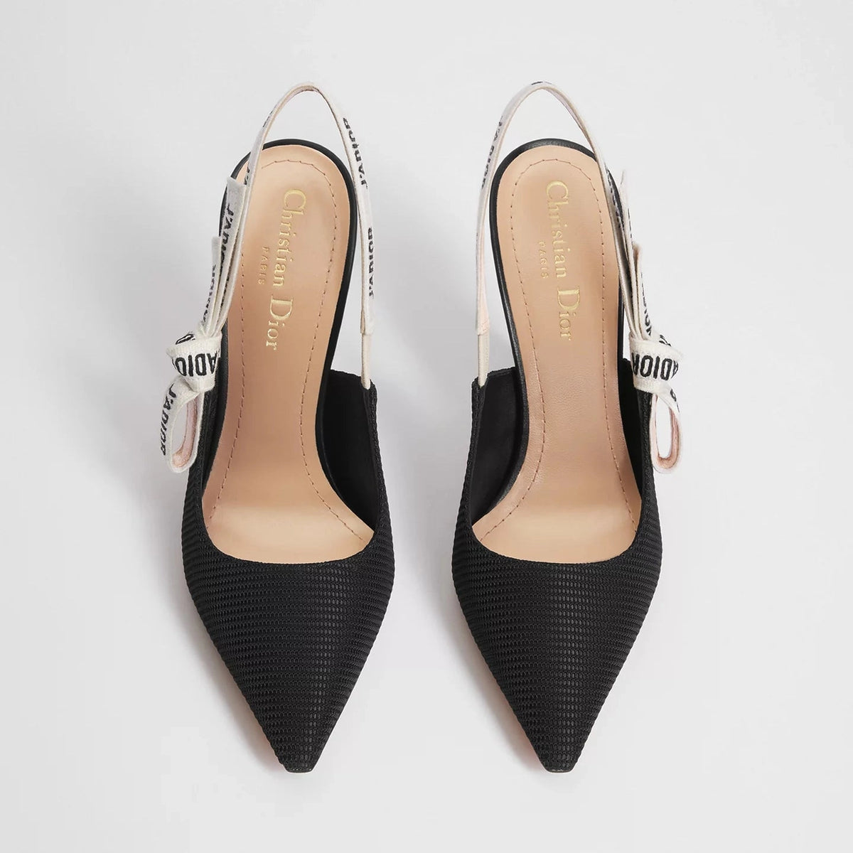 Escarpins Christian Dior - J'adior Slingback Tissu - Noir