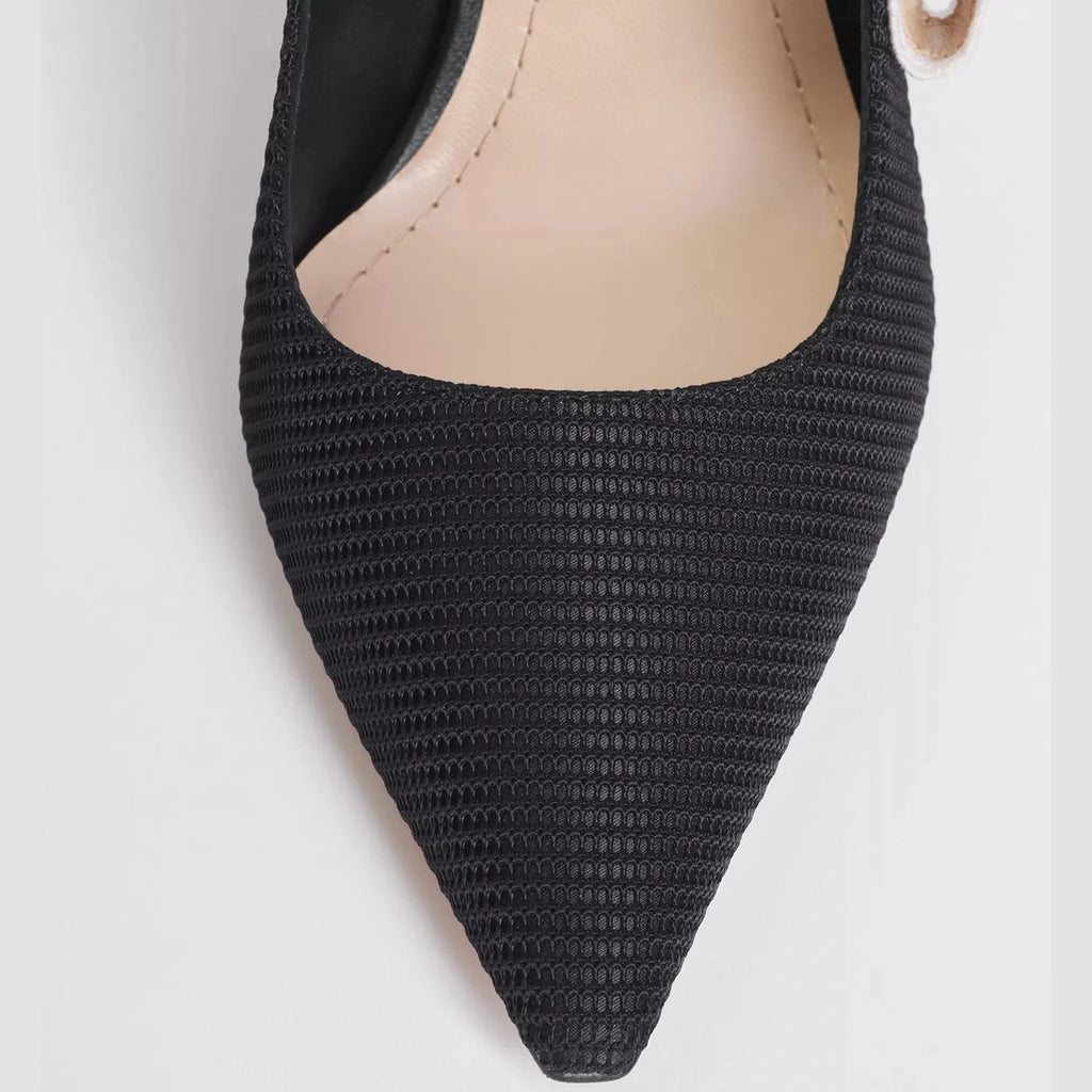 Escarpins Christian Dior - J'adior Slingback Tissu - Noir