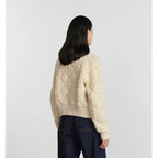 Cardigan Dior zippé Macrocannage - Beige