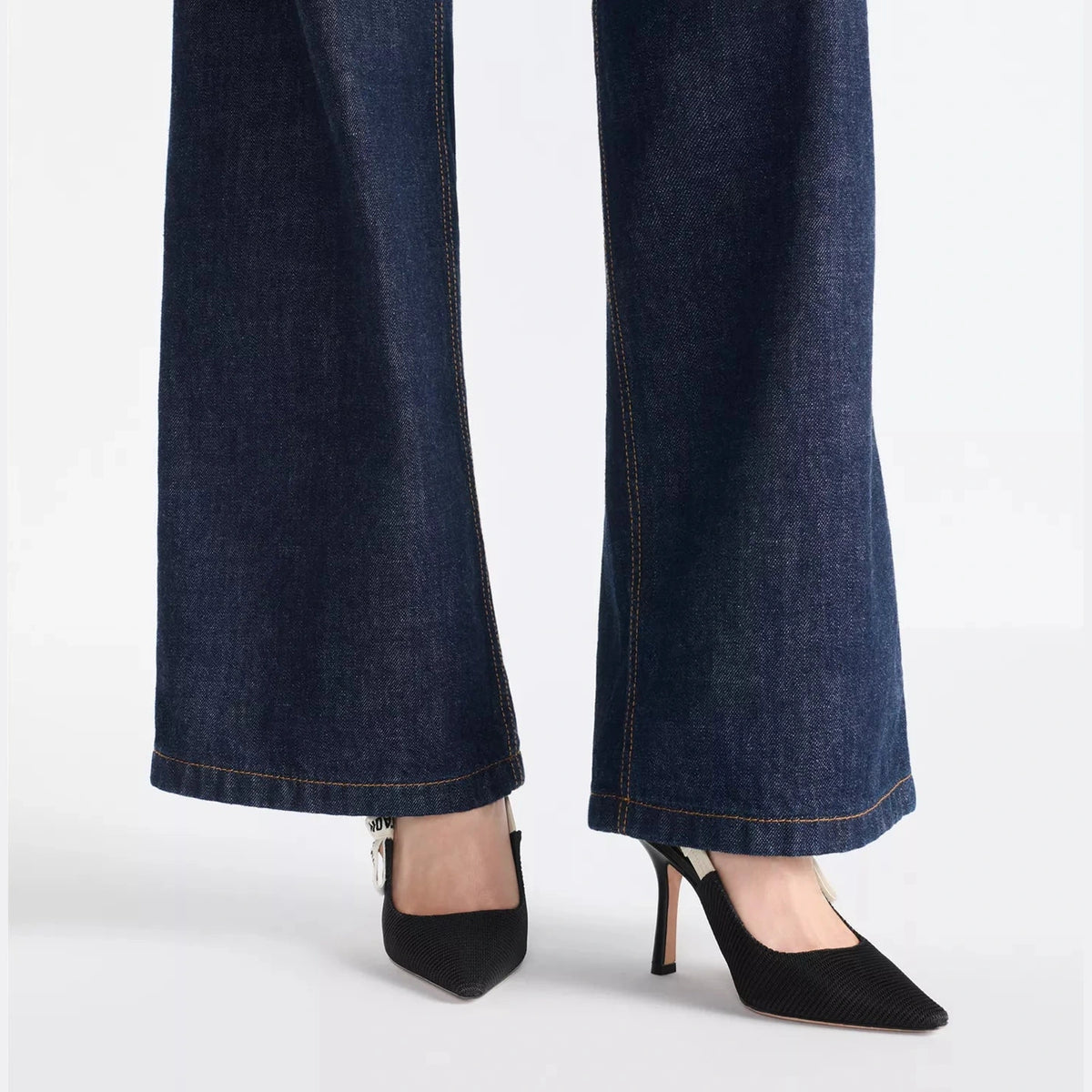 Escarpins Christian Dior - J'adior Slingback Tissu - Noir
