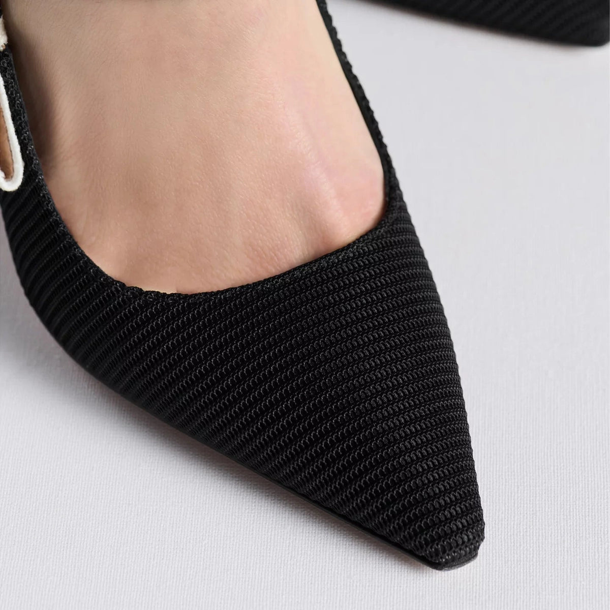 Escarpins Christian Dior - J'adior Slingback Tissu - Noir