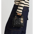 Sac Lady Dior - Mini - Noir