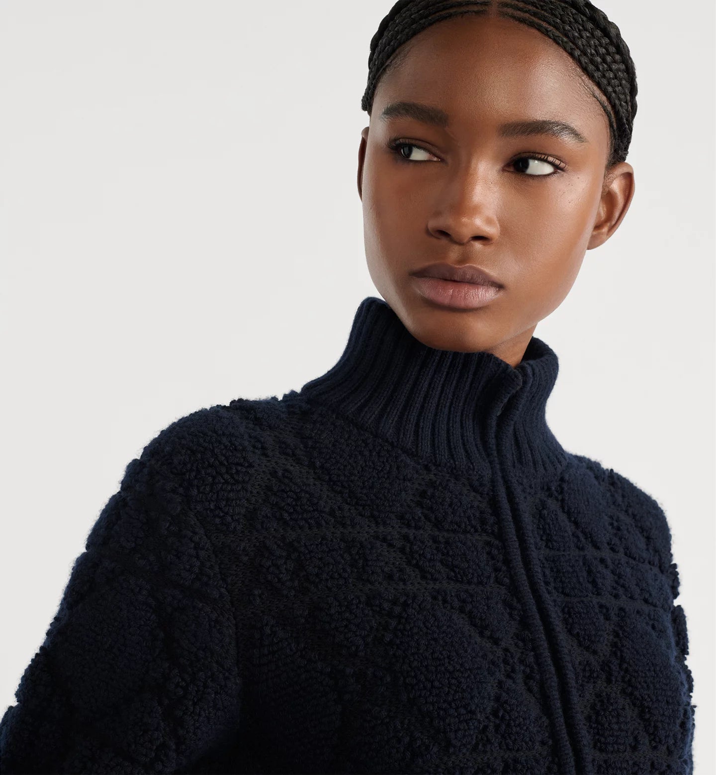 Cardigan Dior zippé Macrocannage - Bleu