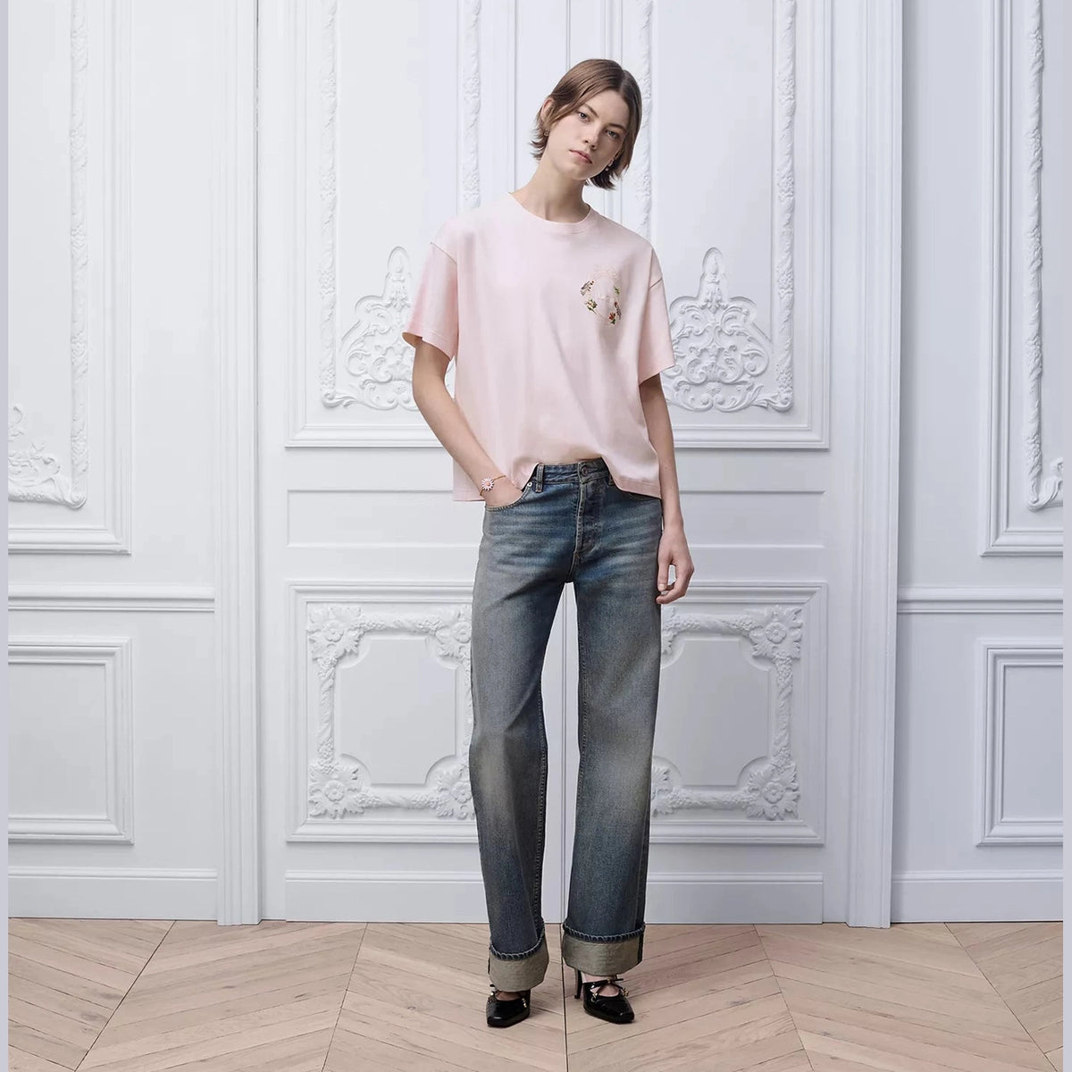 T-Shirt Dior - Dioramour - Rose