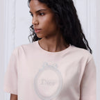T-Shirt Dior - Médaillon ajusté - Rose