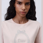 T-Shirt Dior - Médaillon ajusté - Rose