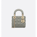 Sac Lady Dior - Mini - Gris