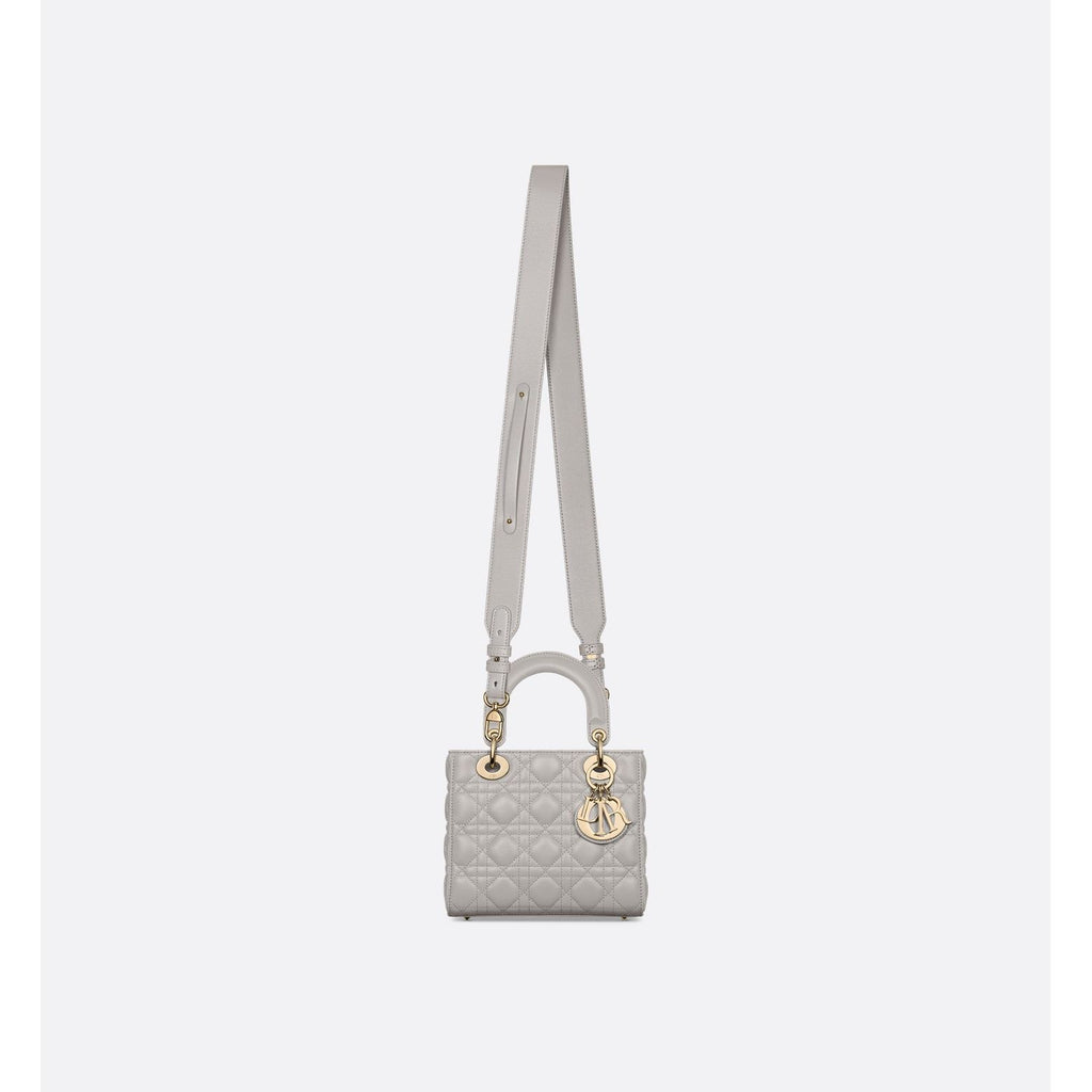 Sac Lady Dior - Small - Cannage Gris