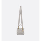 Sac Lady Dior - Small - Cannage Gris