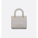 Sac Lady Dior - Small - Cannage Gris