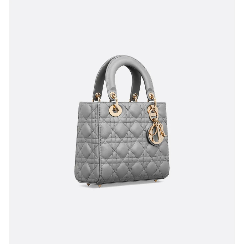 Sac Lady Dior - Small - Gris