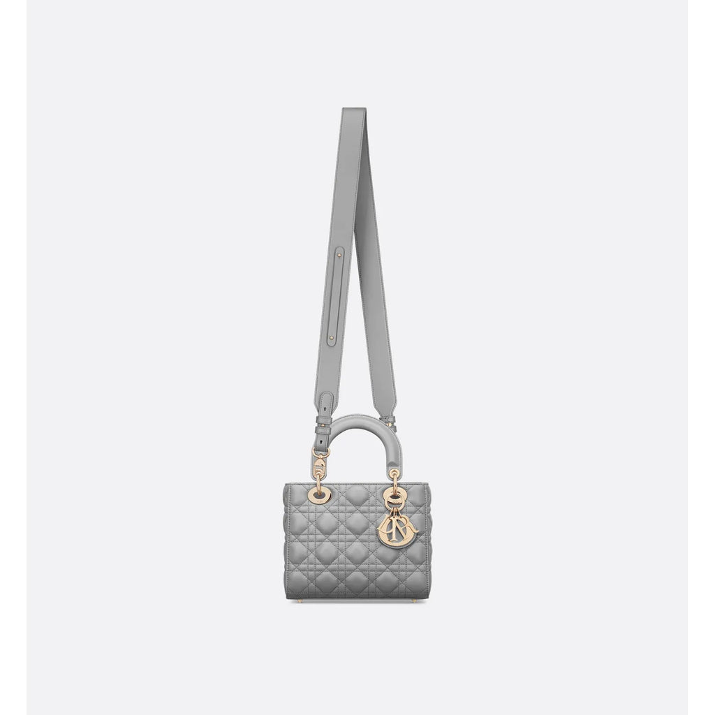 Sac Lady Dior - Small - Gris