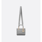 Sac Lady Dior - Small - Gris