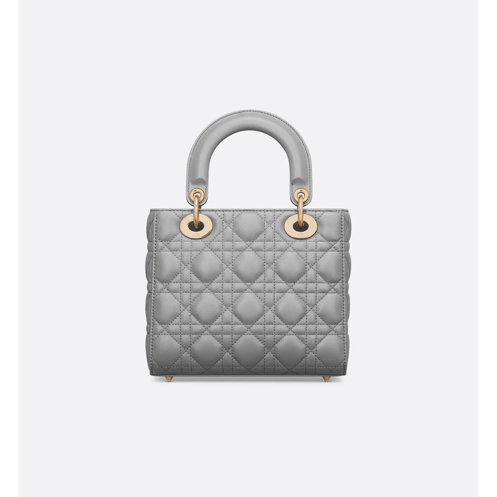 Sac Lady Dior - Small - Gris