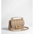 Sac Dior Top Handle Jolie Small - Beige